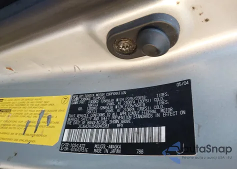 2004 Lexus Rx 330 from USA, damaged, VIN JTJGA31U340040283